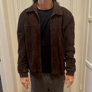 Bobby Jones Dark Brown Suede Jacket